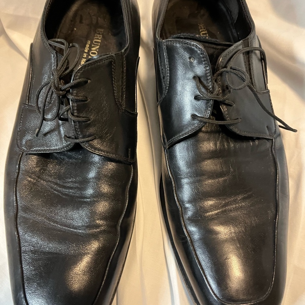 Black Leather Men's Dress Shoes
